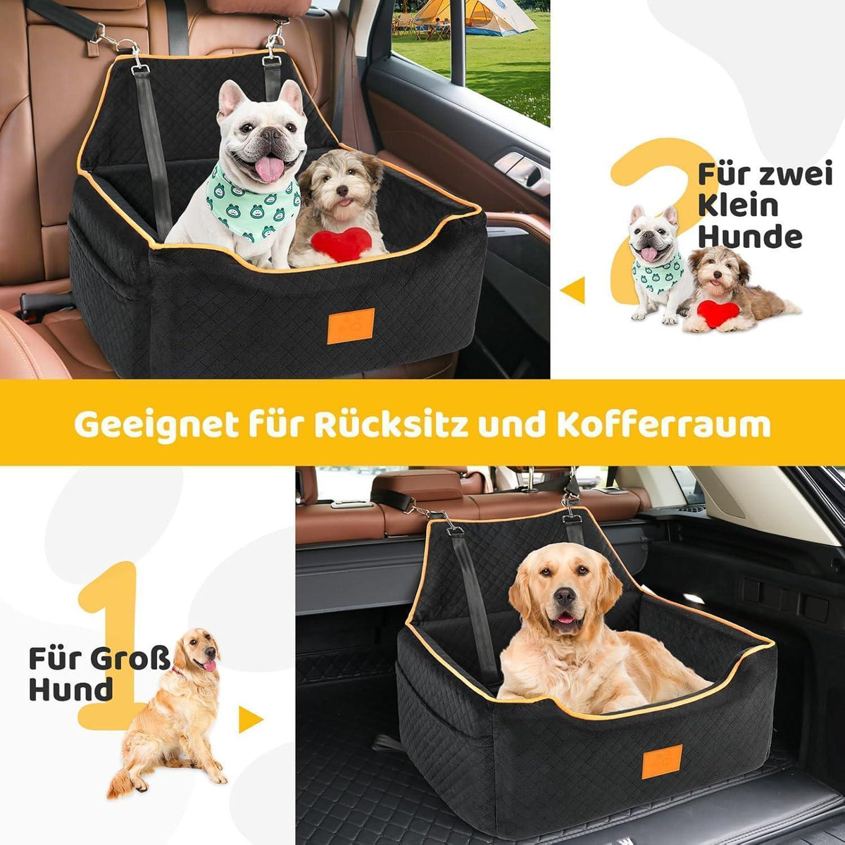 Hundesitz Auto – Komfortabel & Sicher für Große Hunde
