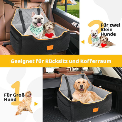Hunde Autositz Erhöhung für mittelgroße Hunde & Welpen