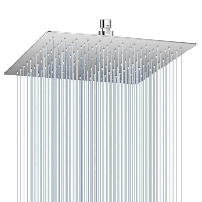 30cm Regendusche Edelstahl Chrom – Wassersparend & Verstellbar