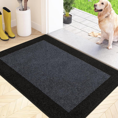 Schmutzfangmatte Innen 60x90 cm rutschfeste Fußmatte waschbar