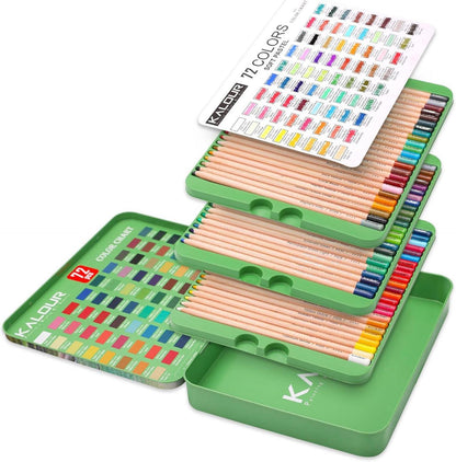 Pastellkreide-Buntstifte Set 72 Farben zum Zeichnen Skizzieren Färben