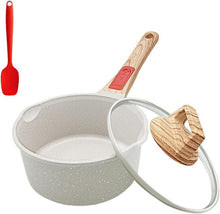 Stielkasserolle 16 cm mit Deckel, 1.5L Antihaftbeschichtet