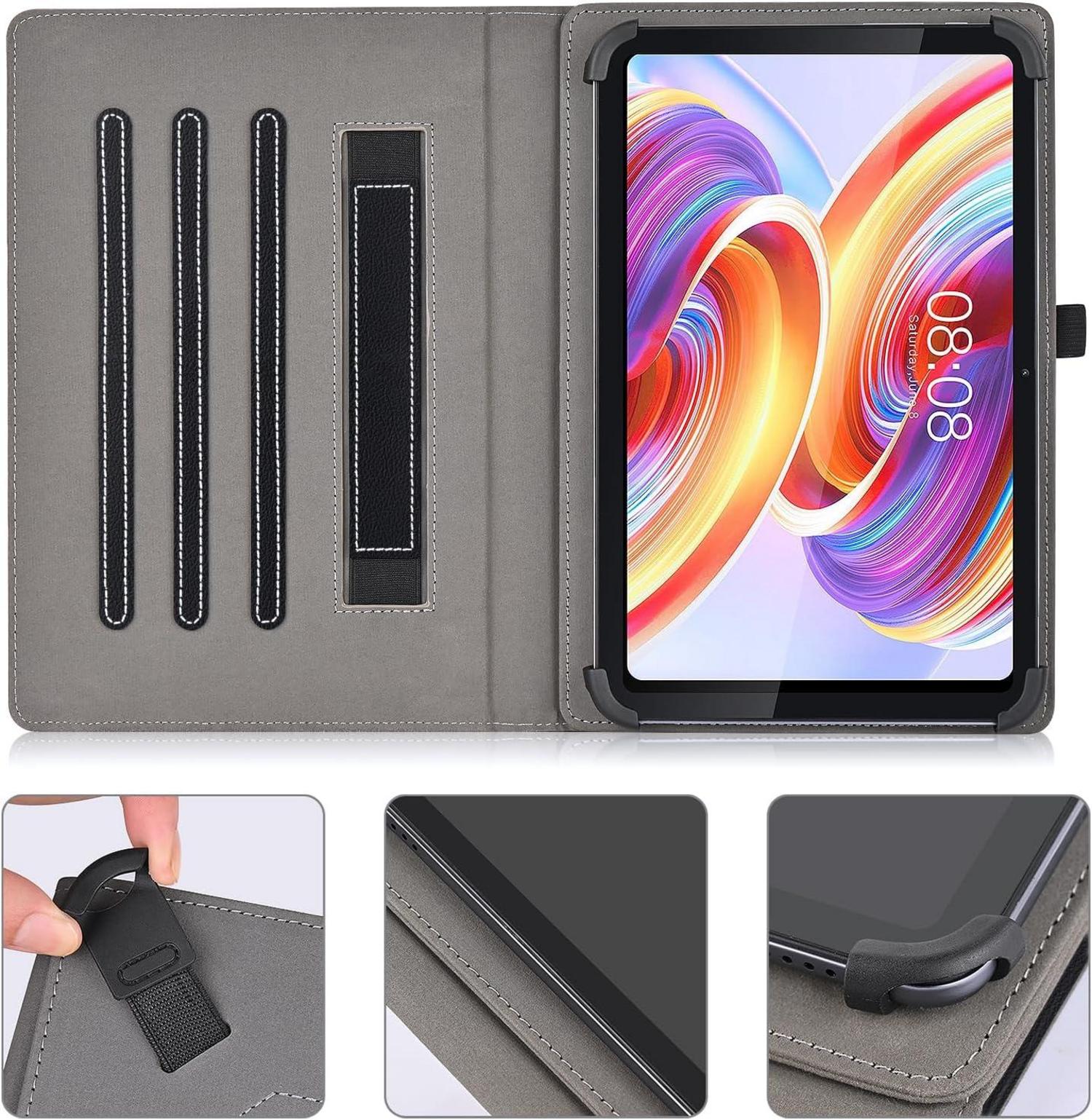 Hülle für 11 Zoll Tablet, Multi-View PU Leder, Schwarz, Teclast Tablet