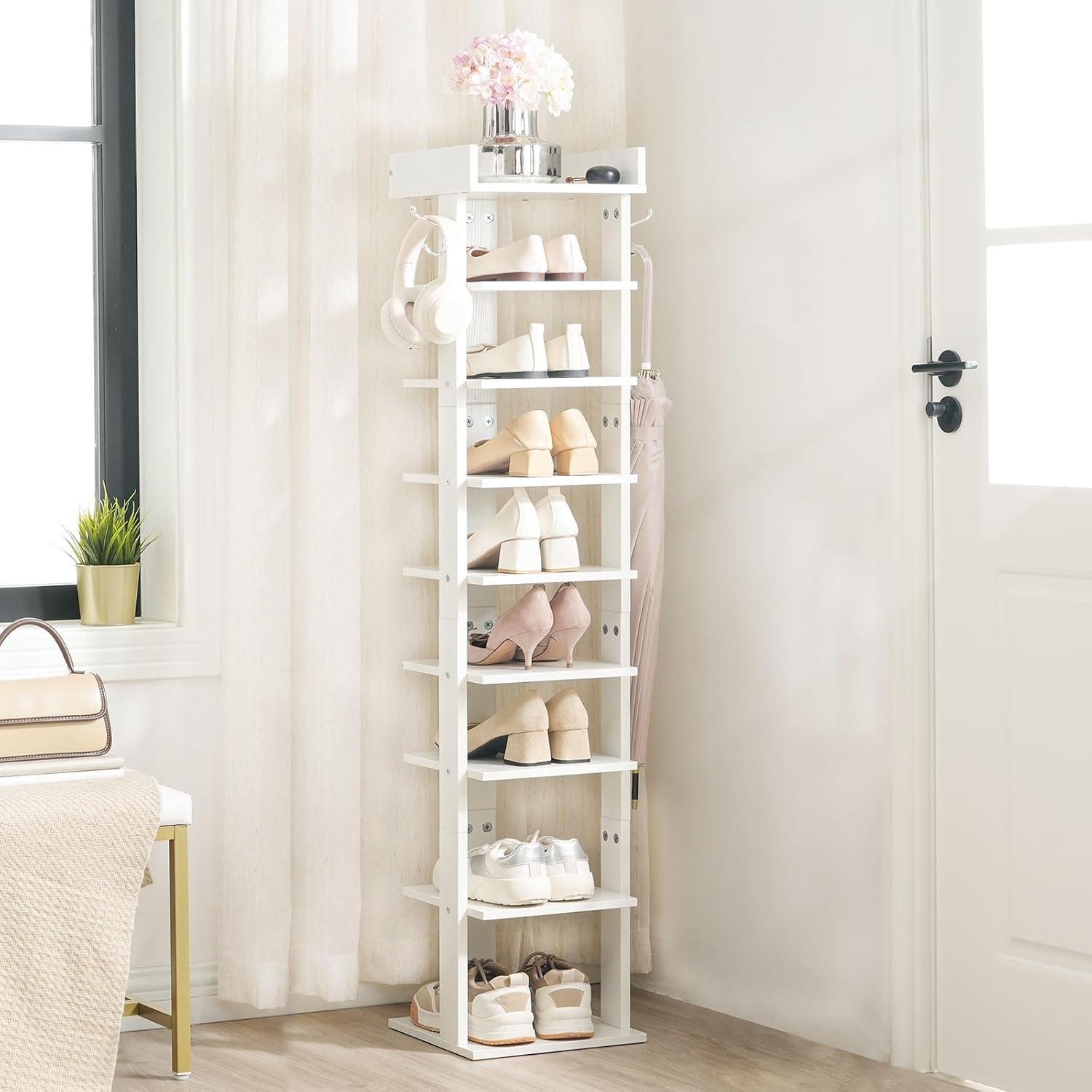 Vertikales Schuhregal mit 9 Ebenen und