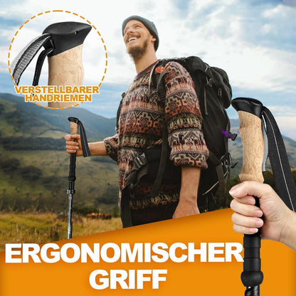Wanderstöcke Walking Stöcke 110-130 cm Faltbar Verstellbar
