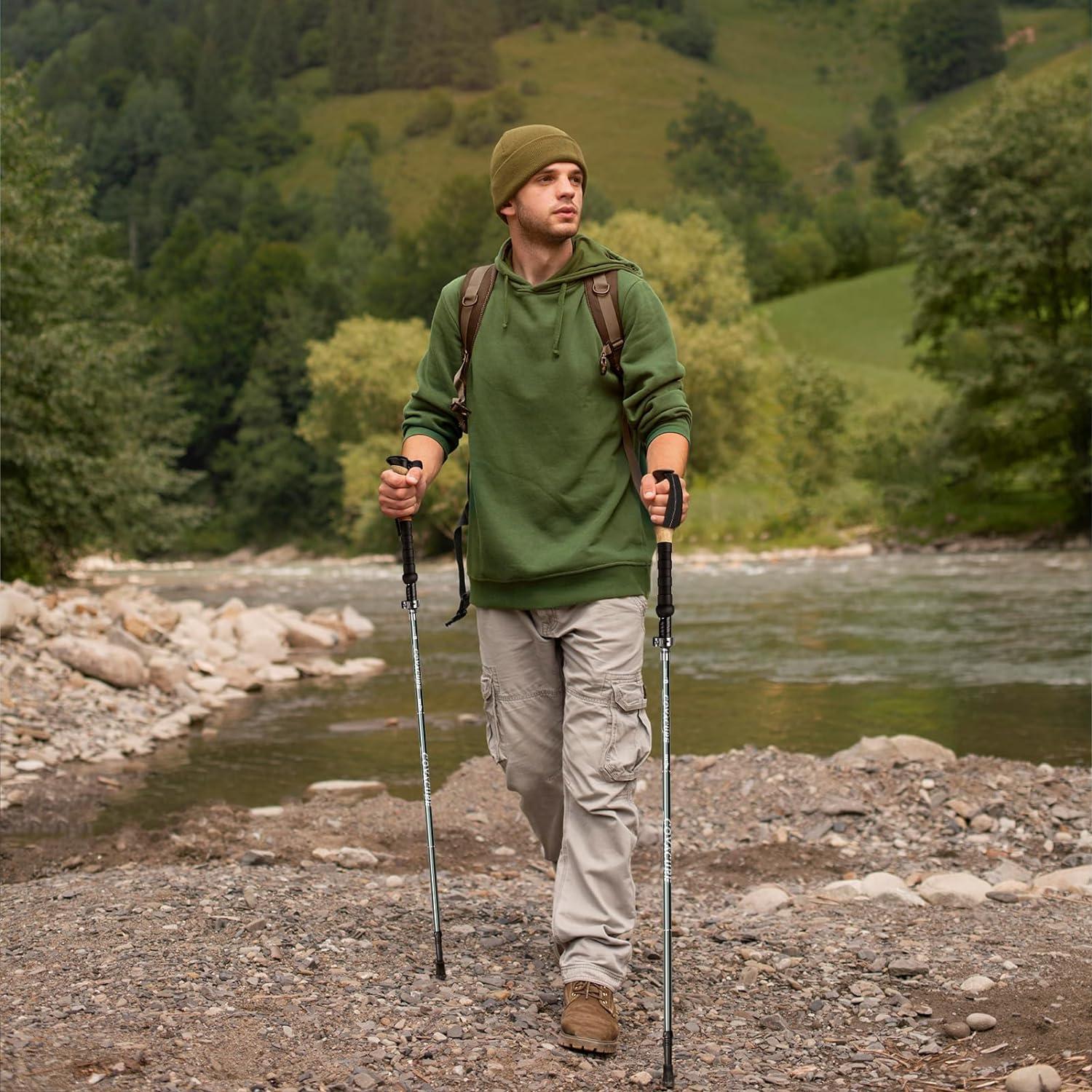 Wanderstöcke Nordic Walking Stöcke Teleskop 110-130 cm Faltbar