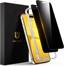 Panzer Sichtschutz Glas iPhone 15 Pro Blickschutzfolie 2er Pack 6,1
