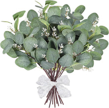 Künstliche Eukalyptus Deko Zweige Kunstblätter Set