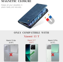 Handyhülle Xiaomi 13T Pro Leder Klappbar Magnet