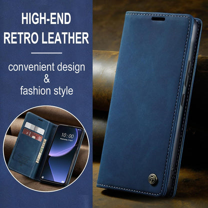 Handyhülle Xiaomi 13T 13T Pro Premium Leder Klapphülle Blau