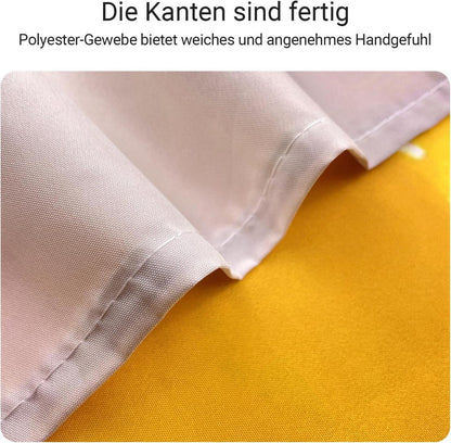 Duschvorhang Gelbe Ente 200x200cm Antischimmel Textil 12 Ösen 1er Pack