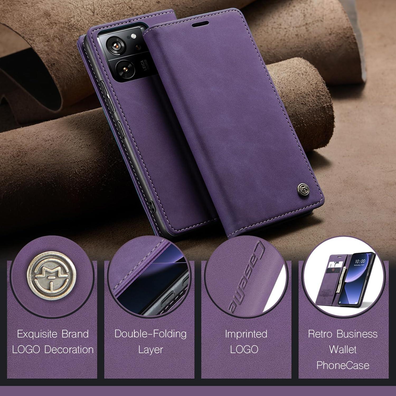Handyhülle für Xiaomi 13T Pro Leder Klapphülle Magnet Tasche