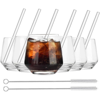 Trinkgläser Kristalglas 410ml Wassergläser Spülmaschinenfest