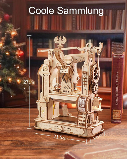 ROKR 3D Holz Puzzle Druckmaschine DIY Erwachsene 303 Teile Getriebe