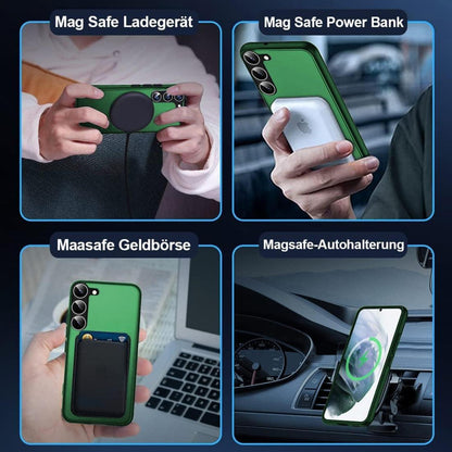 Samsung Galaxy S21 5G Magnetische Hülle mit Schutzfolie und Magsafe