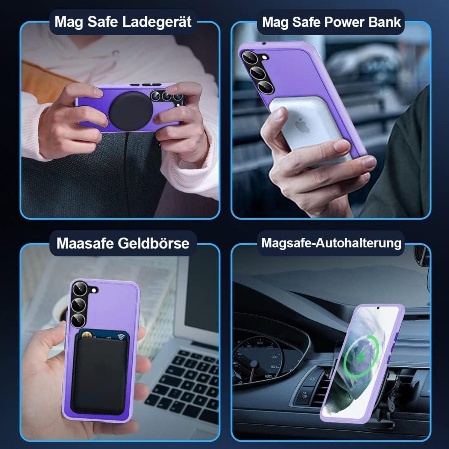 Handyhülle Samsung Galaxy S21 5G Magnetisch Anti-Fingerabdruck Matt Case