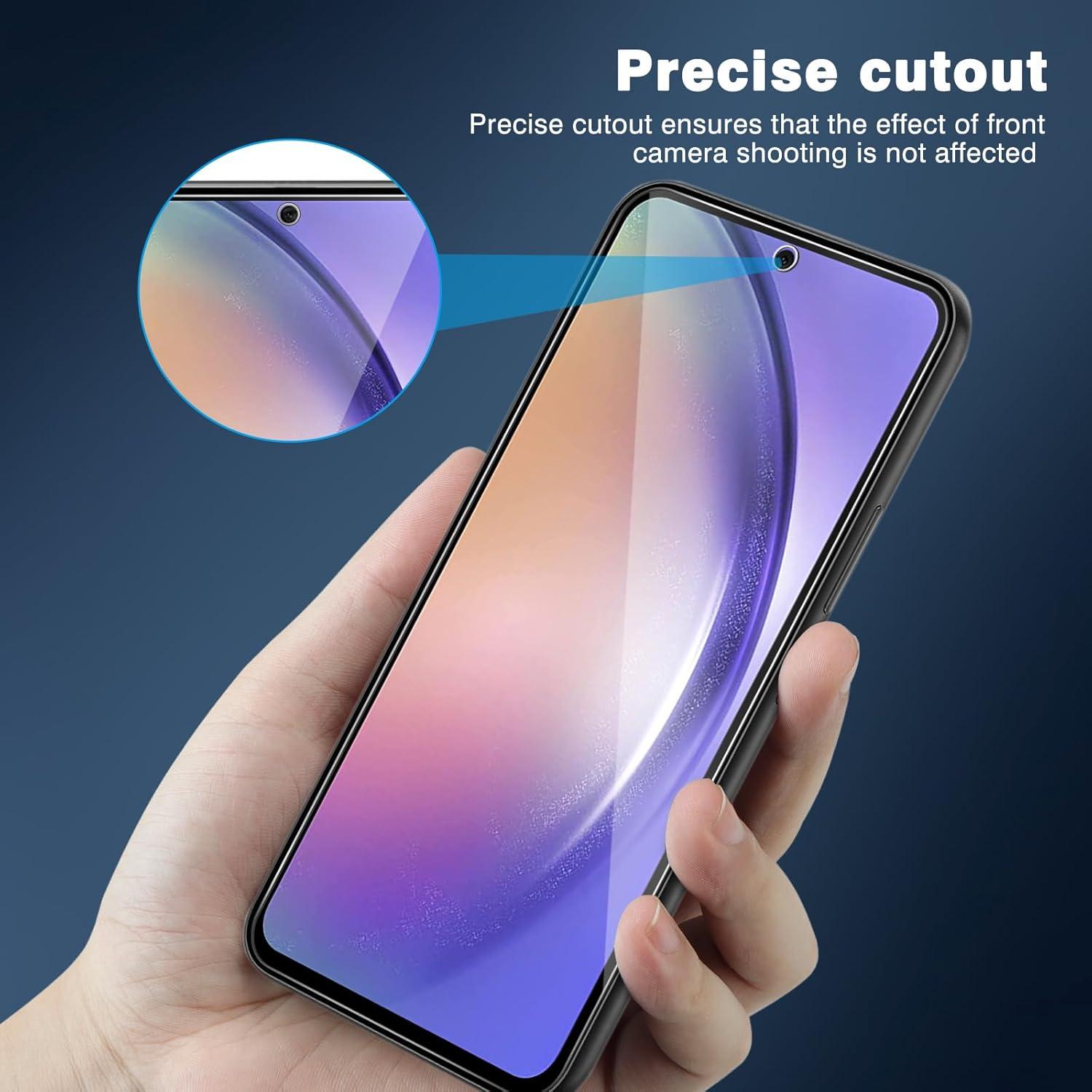 Panzer Schutz Glas für Samsung Galaxy A54 5G, 3er Set 9H Härte 6.4