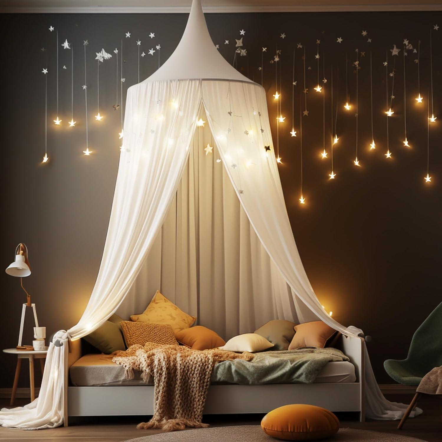 Sublaga Mädchenzimmer Baldachin Prinzessin Dekor Moskitonetz 60x250x120
