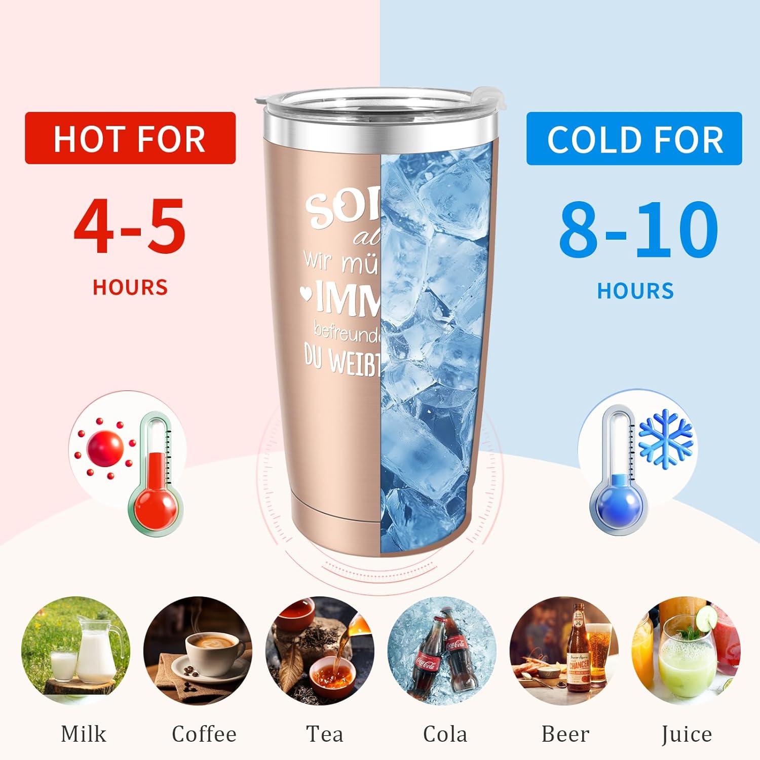 Beste Freundin Geschenk Tasse 20oz Travel Mug Lustig personalisiert