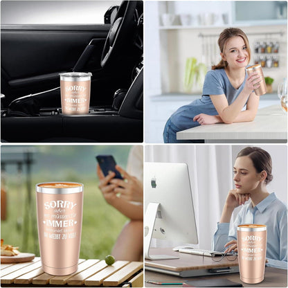 Beste Freundin Geschenke Tasse 20oz Travel Mug Lustig Roségold Personalisiert