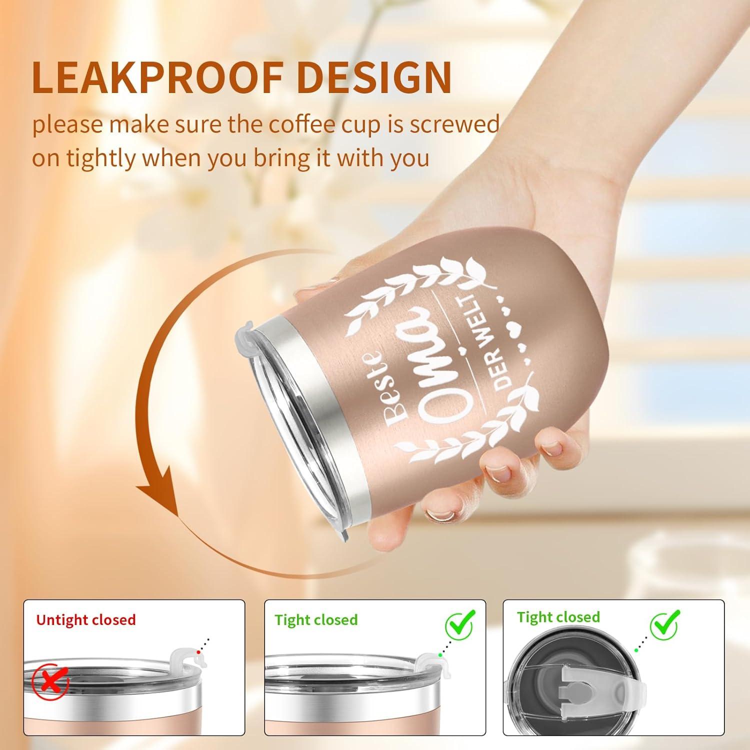 Edelstahl Thermobecher 360ml - Geschenk für