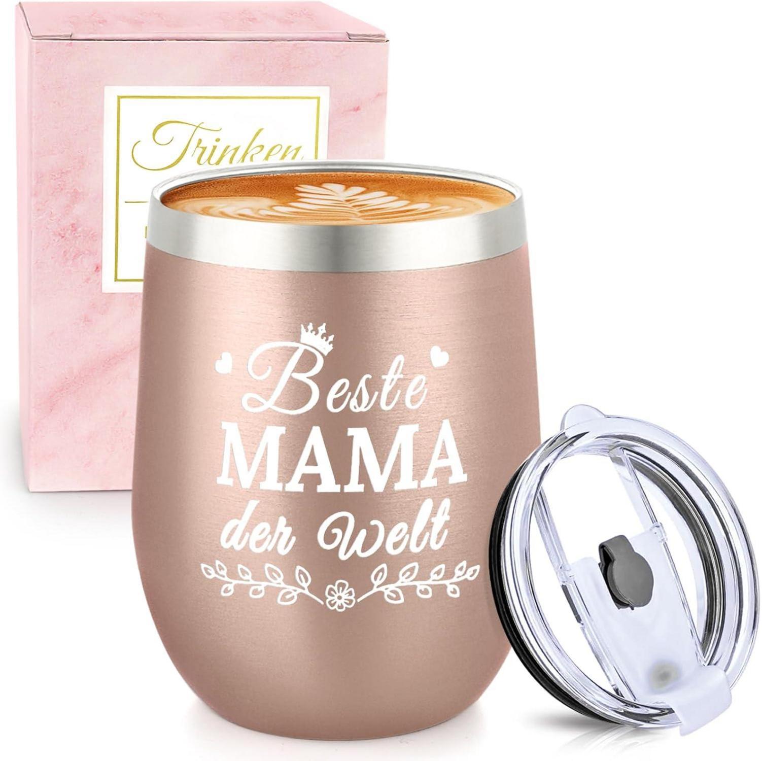 12oz Edelstahl Travel Mug Mama Geschenk Geburtstag Weihnachten