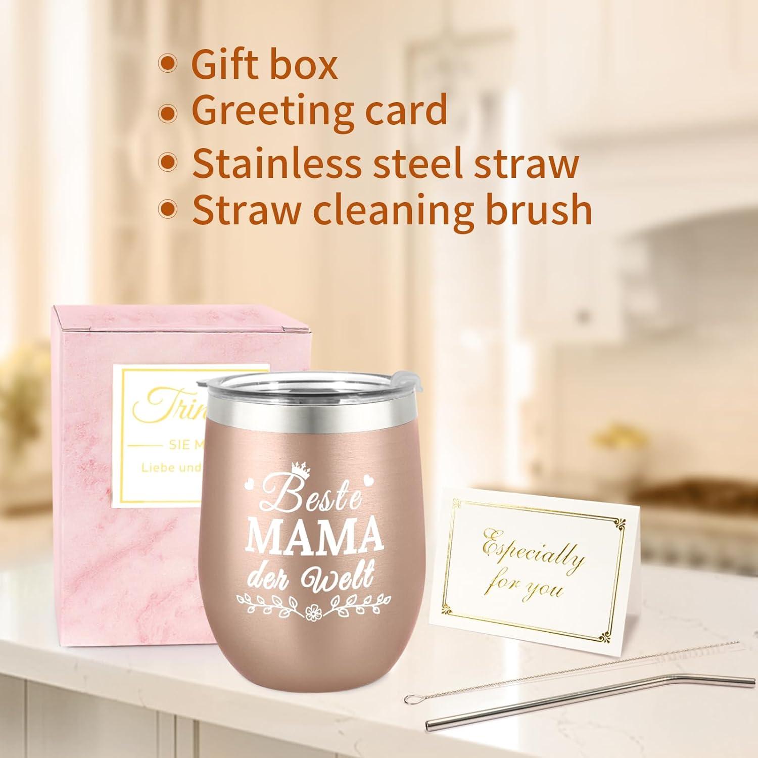 Geschenke Mama 12oz Travel Mug Edelstahl Kaffeebecher