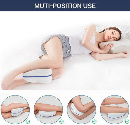 Ergonomisches ROXANEPIG Kniekissen für Seitenschläfer – Memory Foam stützt Beine