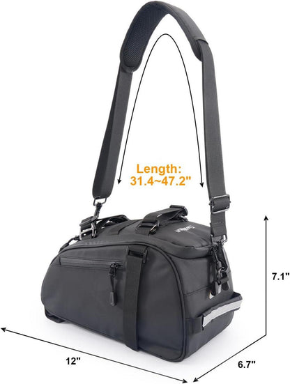 Cwatcun Kameratasche Wasserdicht SLR Tasche Klein Gepäckträger PU Fototasche