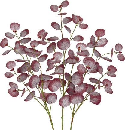 3er Set Künstliche Eukalyptus Zweige 81CM Dekozweige Kunstpflanze