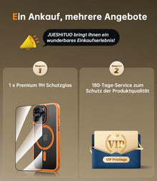 iPhone 15 Pro Max Hülle MagSafe Starke Magnete Orange