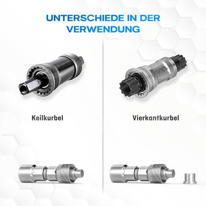 Fahrrad Kurbelabzieher 14mm Tretlager Werkzeug für Shimano ISIS Octalink ISIS