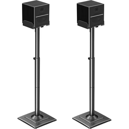 Höhenverstellbarer Lautsprecherständer mit Kabelkanal, 1