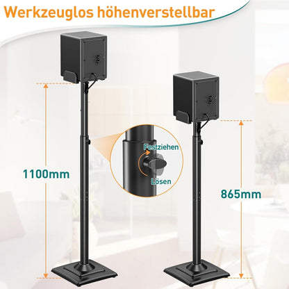 Universal Lautsprecherständer höhenverstellbar ausziehbare