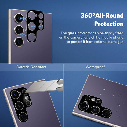 Panzer Schutz Glas für Samsung Galaxy S24 Ultra, Anti-Bläschen, 9H
