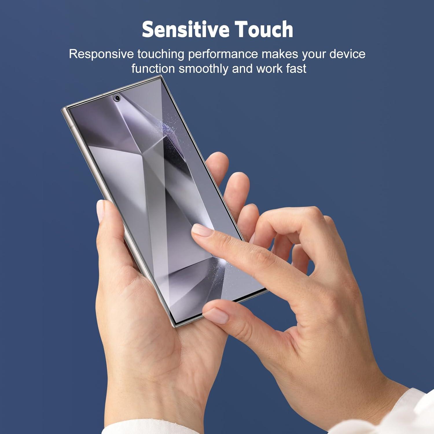 Panzer Schutz Glas für Samsung Galaxy S24 Ultra mit Kamera Schutzfolie