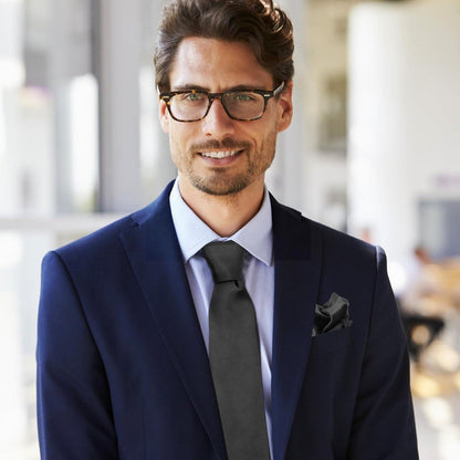 Herren Krawatten Set Seide Einstecktuch Hochzeit Party Beerdigung