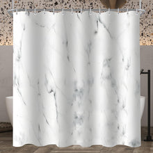 Duschvorhang Marmor 180x200cm Antischimmel Wasserfest - 12 Ösen