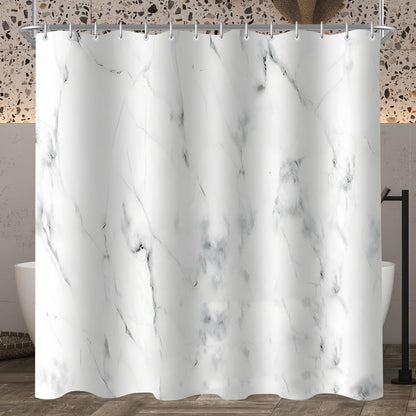 Duschvorhang Marmor 180x200cm Antischimmel Wasserfest - 12 Ösen