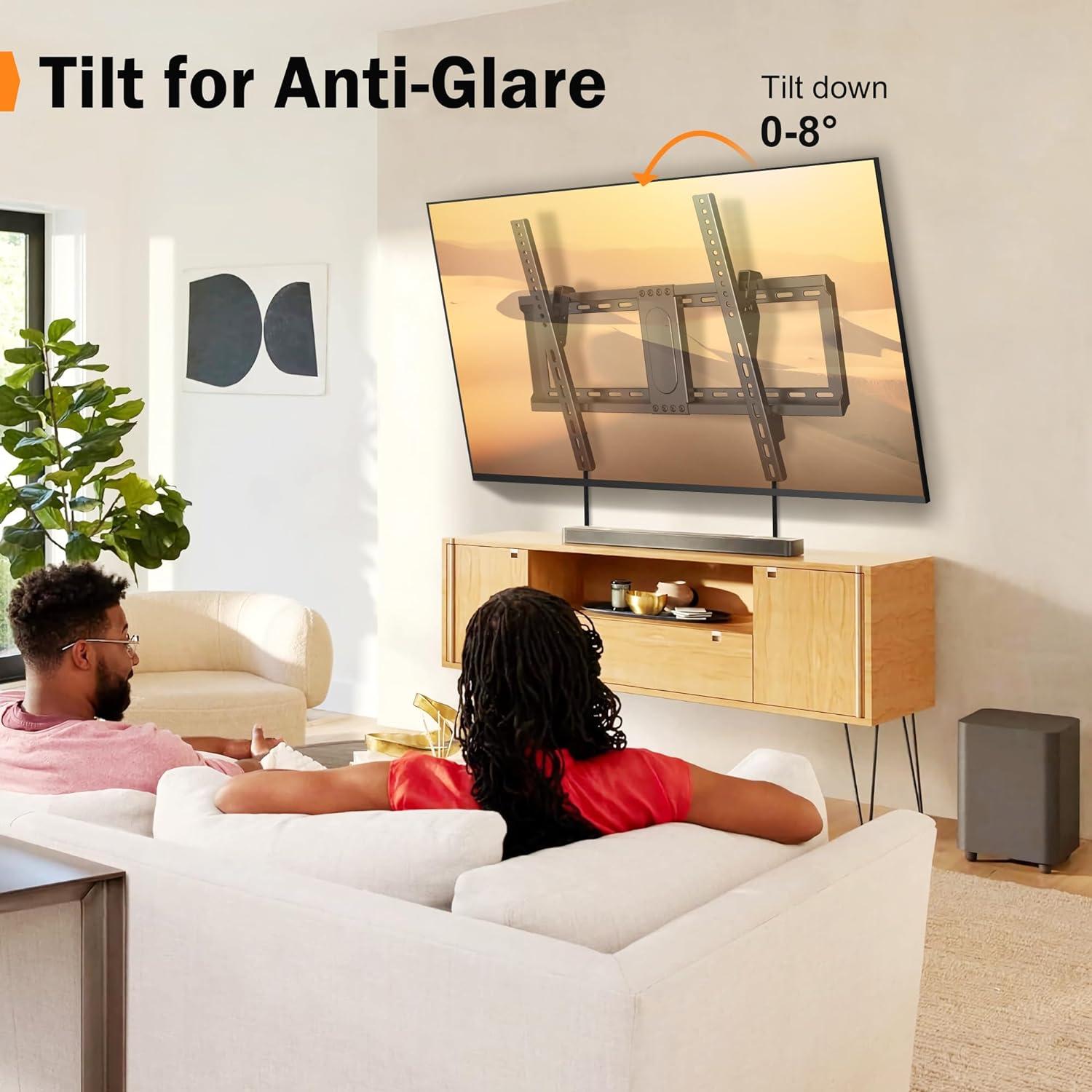 TV Wandhalterung 37-82 Zoll Flach Curved bis 60kg VESA