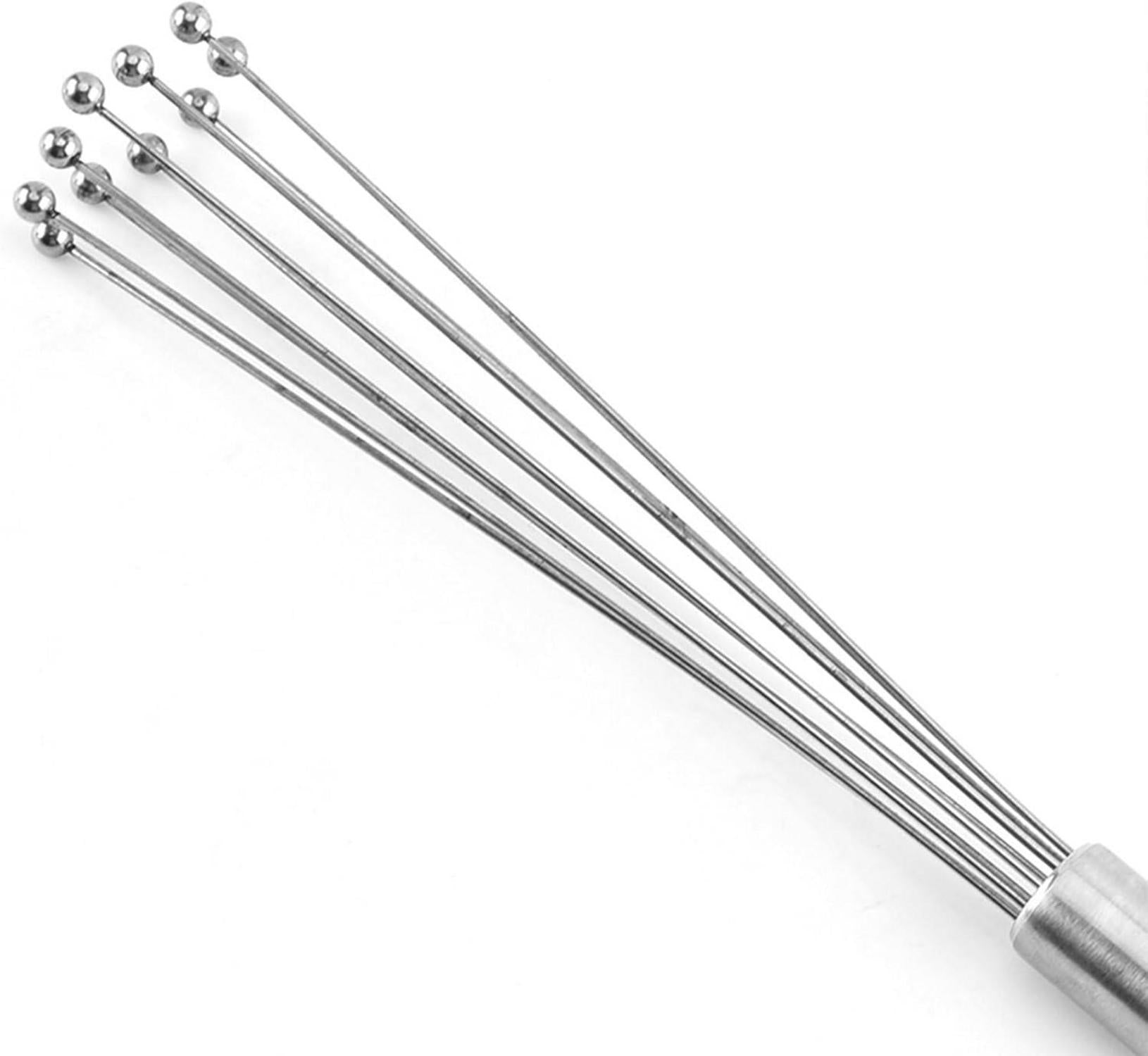 Edelstahl Schneebesen mit 10 Drähten für Kochen und Backen