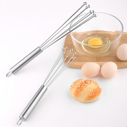 Edelstahl Schneebesen Rührbesen 10 Drähte 25cm Kochen Backen Mixer