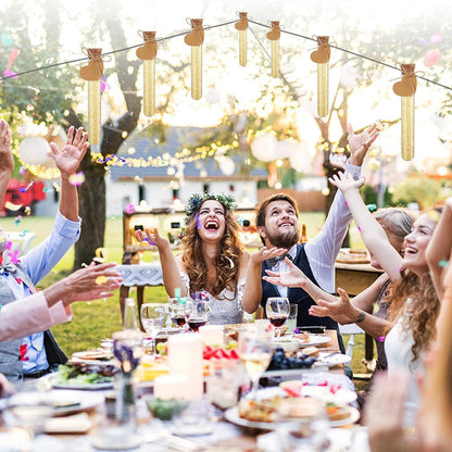 30x Reagenzgläser mit Korken für Blumen - Gastgeschenk