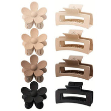 8er Set Große Haarklammer Rutschfest Dicke Haare Damen Clips