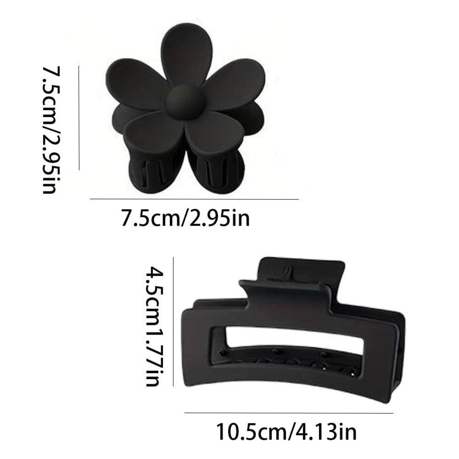 ZSPERKLA 8 Stück Große Haarklammer Haarspangen Damen für dickes Haar