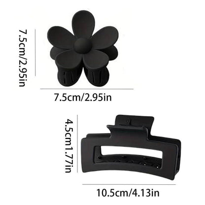 ZSPERKLA 8 Stück Große Haarklammer Haarspangen Damen für dickes Haar