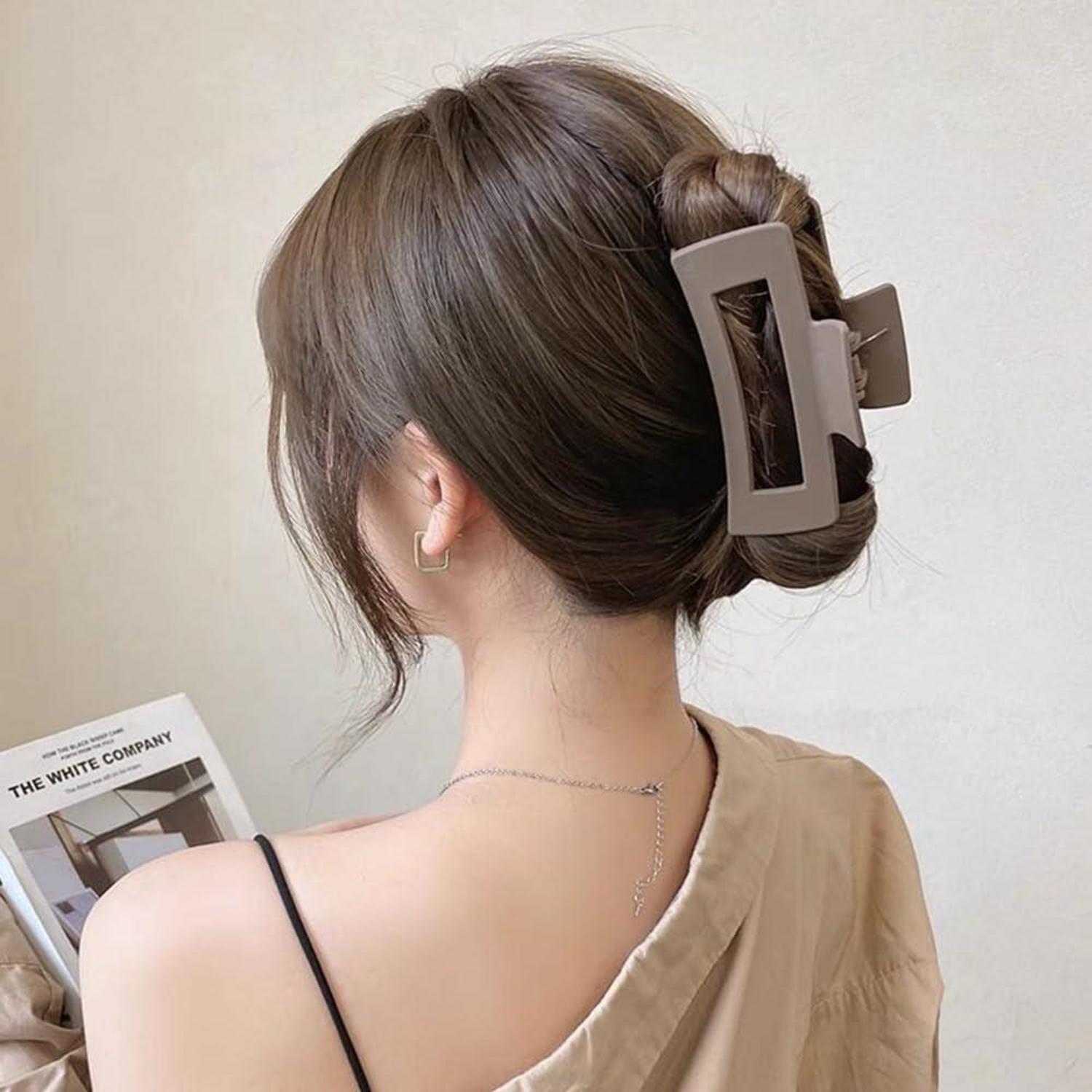 8er Pack Große Haarklammer Haarspangen für dickes Haar_material