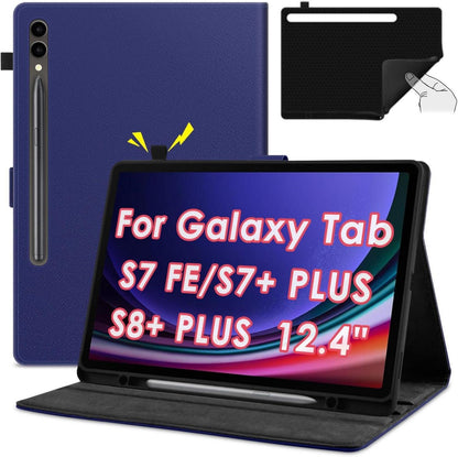Schutzhülle für Samsung Galaxy Tab S7 FE/S8+/S7+ Plus 12.4 Zoll mit S