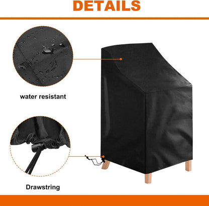 Gartenstühle Abdeckung Wasserdicht UV-Beständig Oxford-Cover