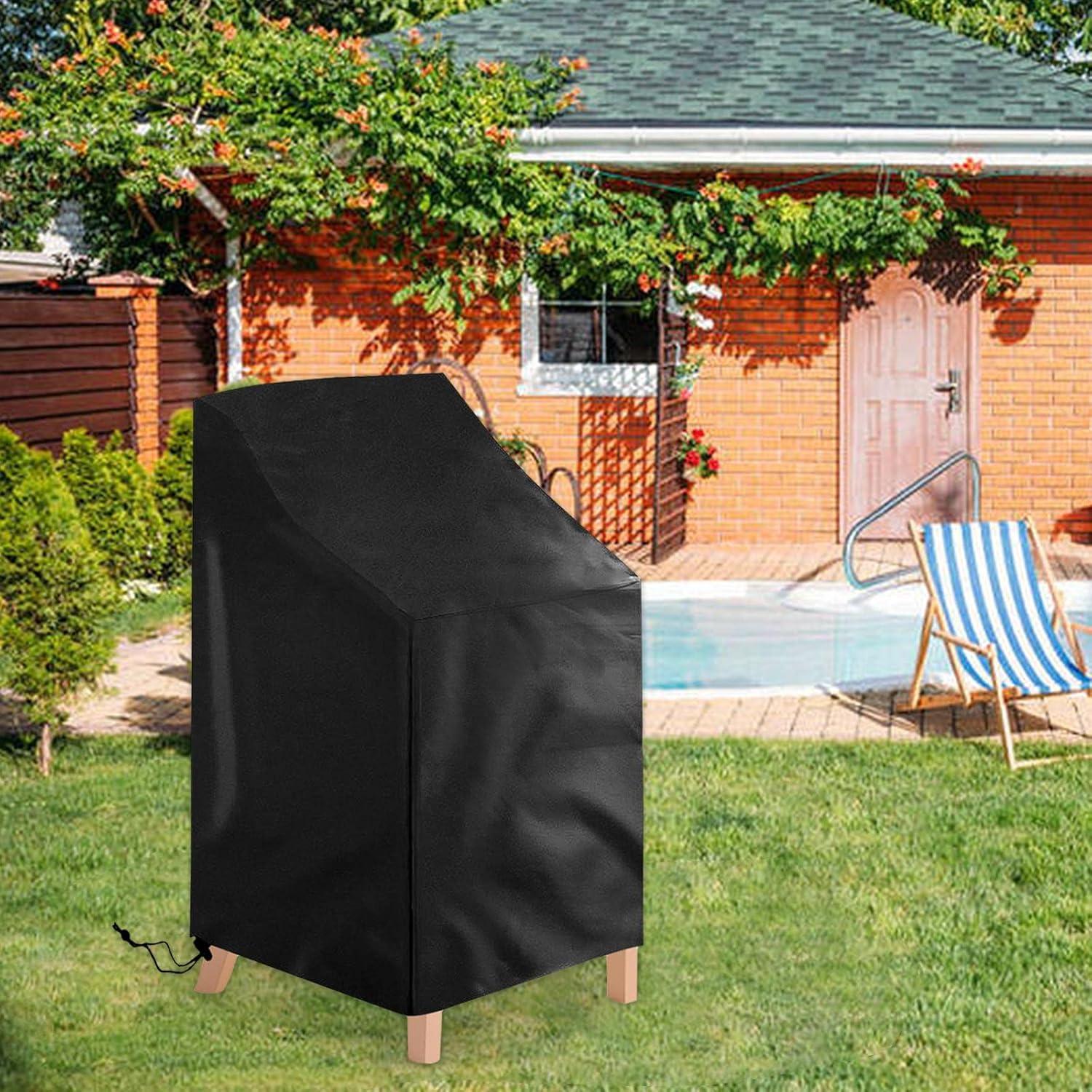 Gartenstühle Abdeckung 2 Stück Wasserdicht UV-Beständig